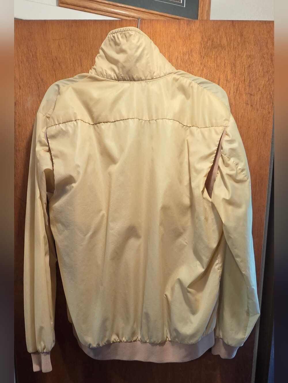LaMode Men's Light Yellow Windbreaker Jacket 99-11 CHP Foundation szL - Picture 8 of 11